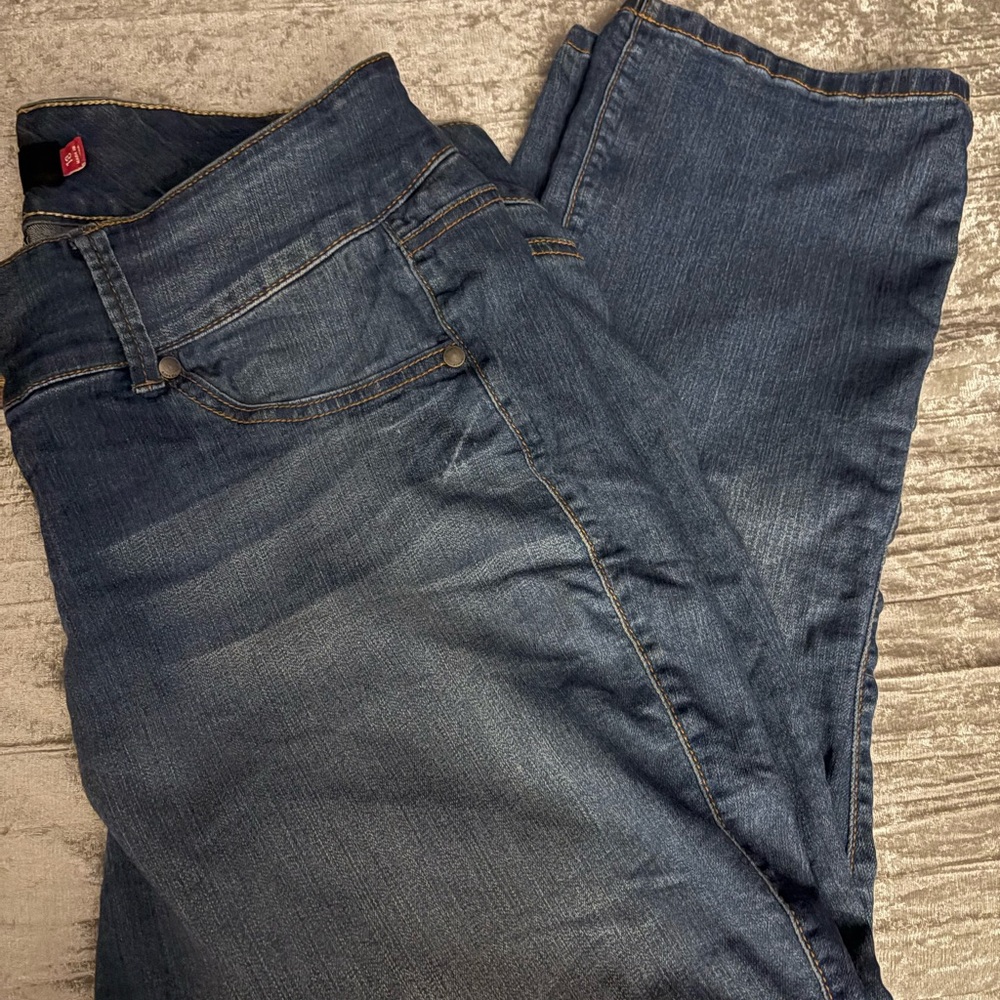 Dark Blue Denim Jeans